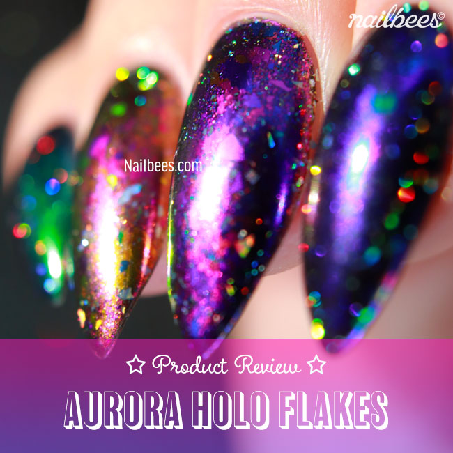 BEAUTYBIGBANG AURORA CHAMELEON HOLO FLAKE REVIEW