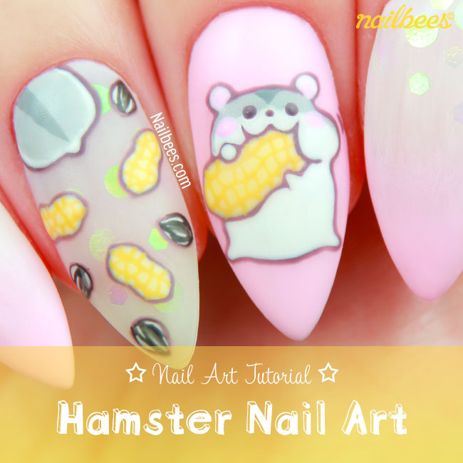 HAMSTER NAIL ART